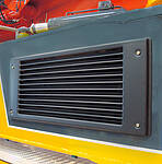 Protective grating for coolers/radiators